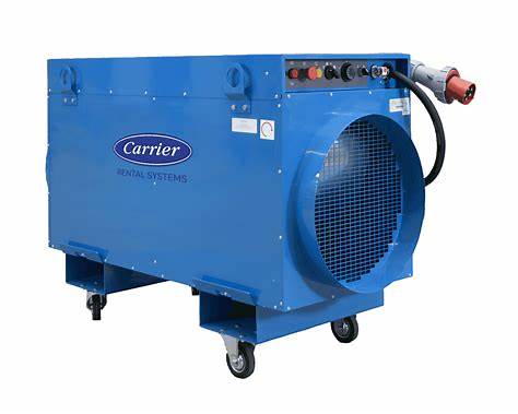 Carrier Rental Systems 42 кВт промышленный электрический вентиляторный нагреватель