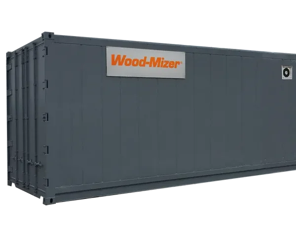 Wood-Mizer KD250PRO дегидраторная сушильная печь для древесины с 20‑футовым контейнером